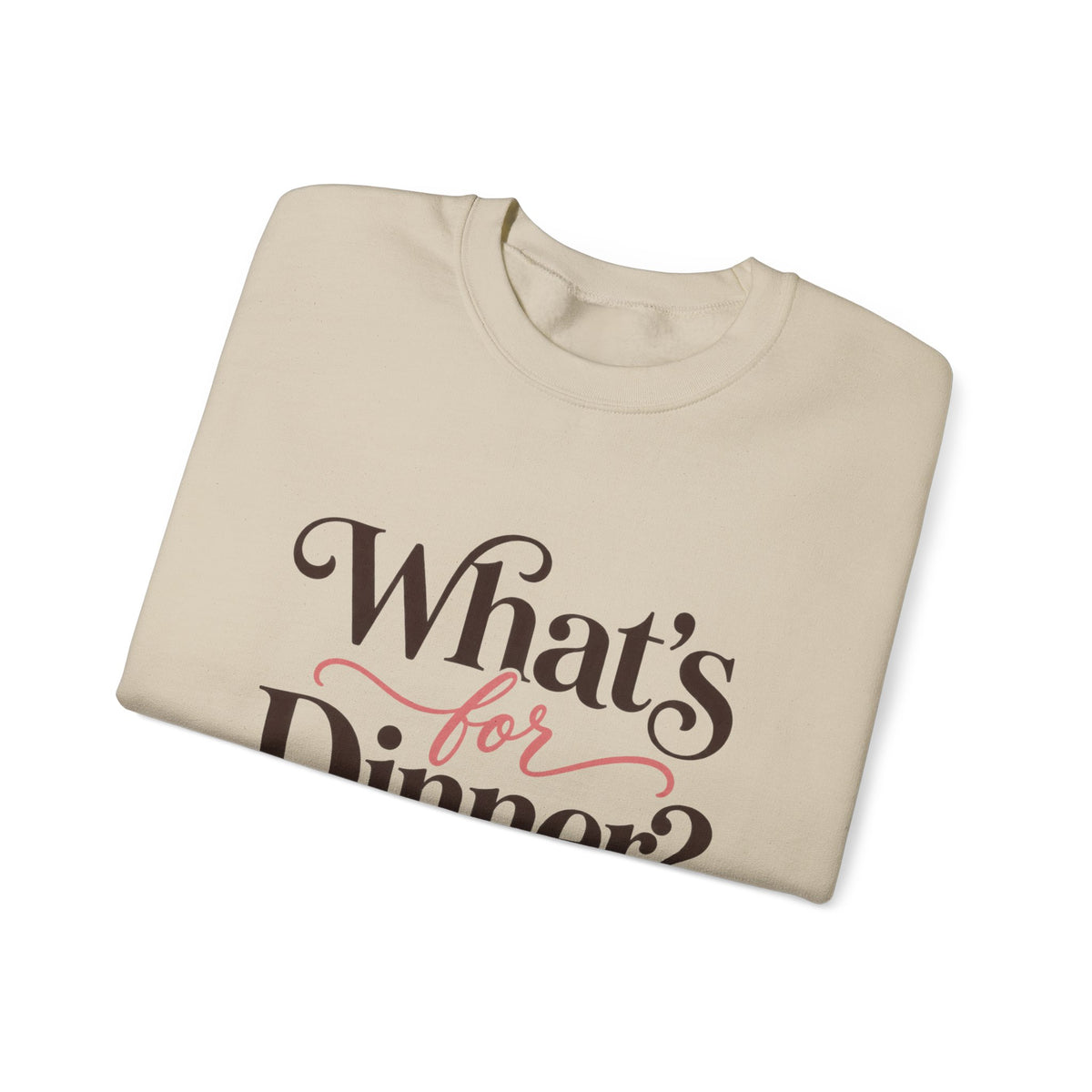 ChefMom Crewneck Sweatshirt – What’s for Dinner? Again?