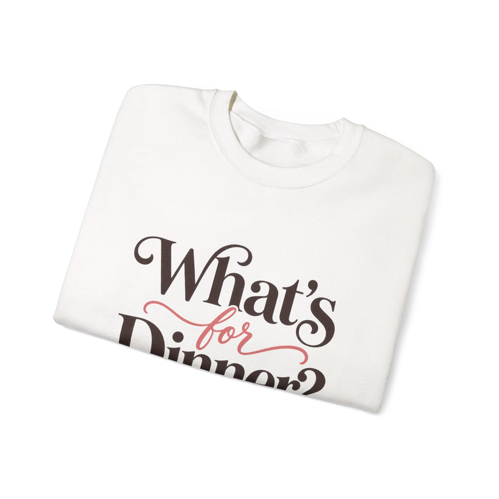 ChefMom Crewneck Sweatshirt – What’s for Dinner? Again?