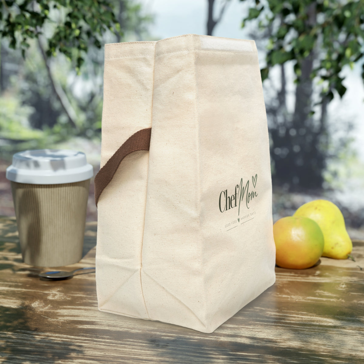 ChefMom Canvas Lunch Bag – Good Food, Happier Days