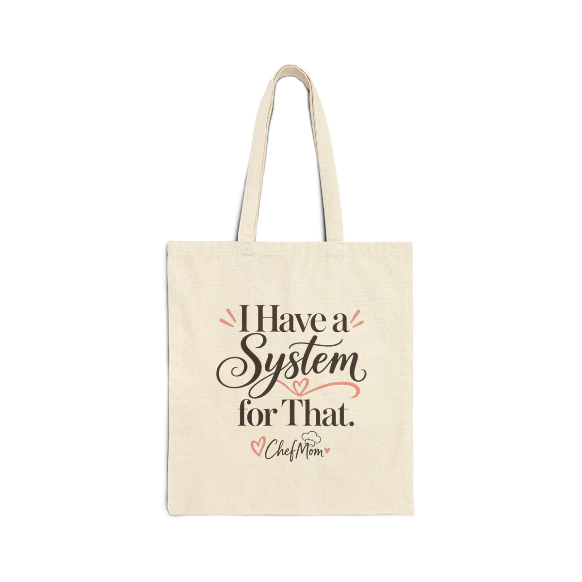 ChefMom Cotton Tote – I Have a System for That