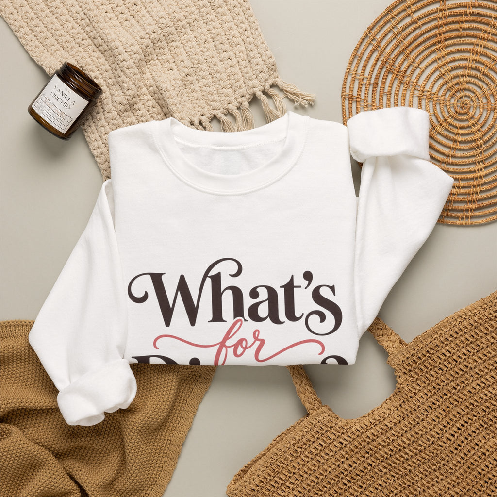 ChefMom Crewneck Sweatshirt – What’s for Dinner? Again?