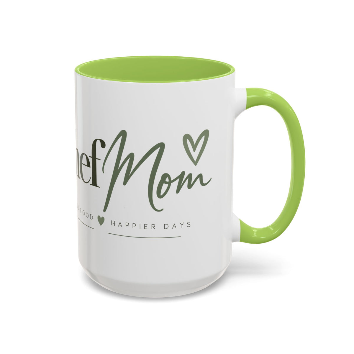 ChefMom Accent Coffee Mug – Good Food, Happier Days (11,15oz)