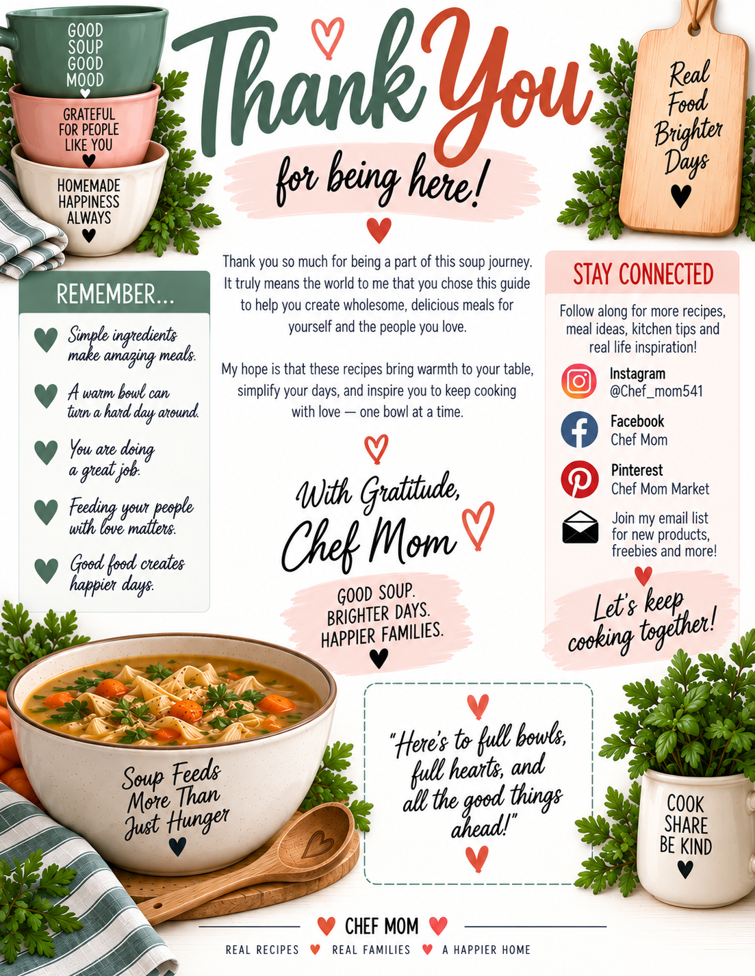 The Busy Mom Homemade Soup System | Cozy Soup Recipes, Homemade Staples & Meal Planning Guide