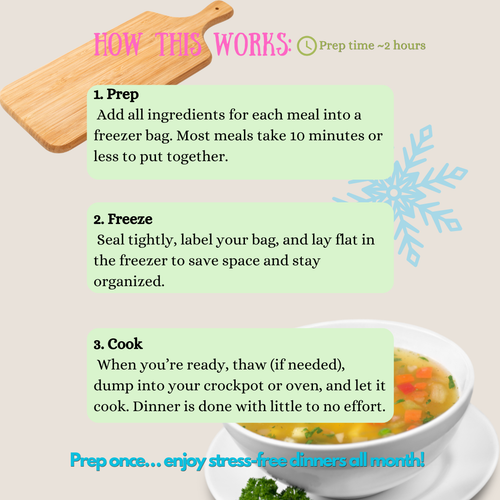 25 Dump & Go Freezer Meals for Busy Families (Easy Dinner Solution)